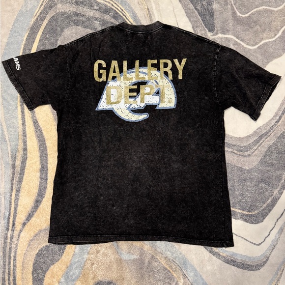 Gallery Dept La Rams Black Tee Mens Size Large - Picture 3 of 3